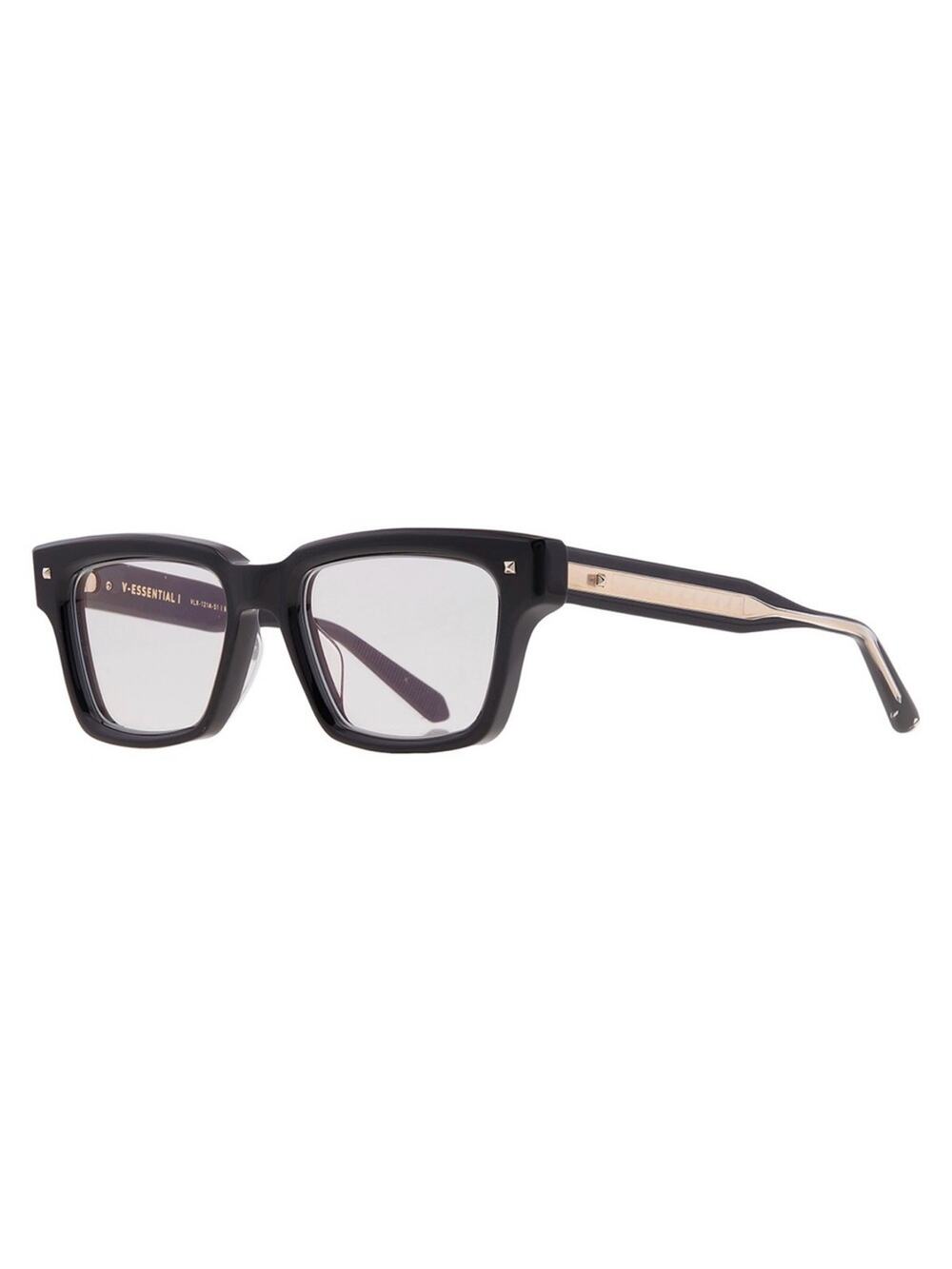 NEW!!! Valentino V ESSENTIAL l VLX 121A Black Square Glasses Authentic